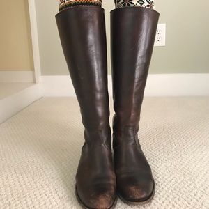 Brown Leather Frye Boots